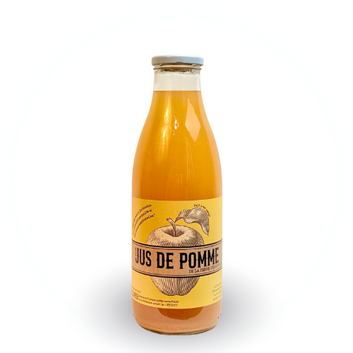 présentation de la bouteille de jus